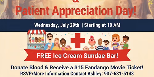Community Blood Drive & Patient Appreciation Day
