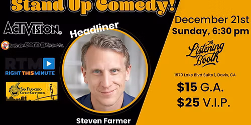 An Evening of Comedy with Steven Farmer