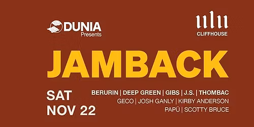 Dunia X Jamback | Ulu Cliffhouse