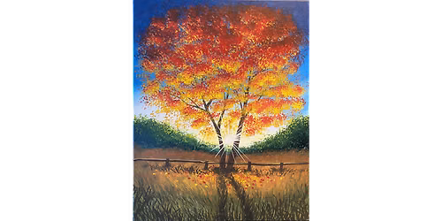 Awesome Autumn Sunrise - Paint and Sip in Appleton | Classpop!\u2122