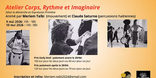 Atelier Corps, Rythme et imaginaire - d\u00e9marche en expression primitive 