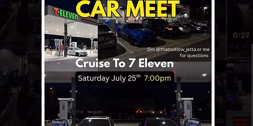 Late night car meet