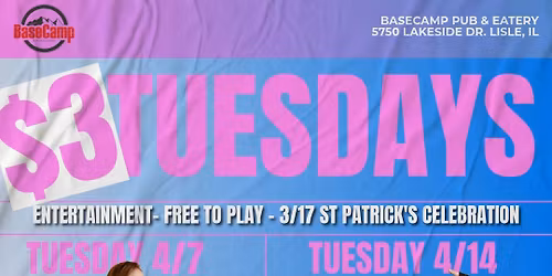 $3 Tuesdays W\/ Karaoke, Metal Bingo & Open Mic Night!