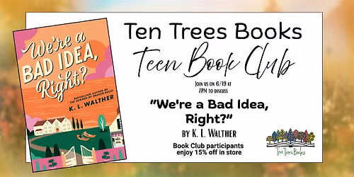 Teen Book Club at Ten Trees Books Natick