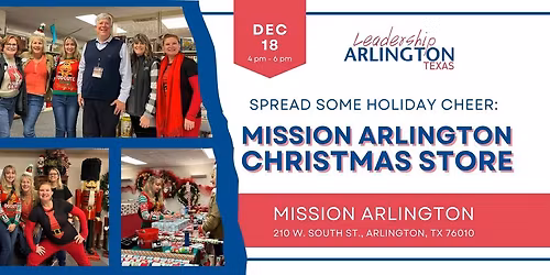Volunteer with Leadership Arlington: Mission Arlington Christmas Store