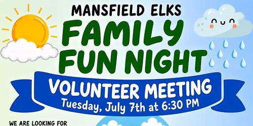 FAMILY FUN NIGHT VOLUNTEER MEETING