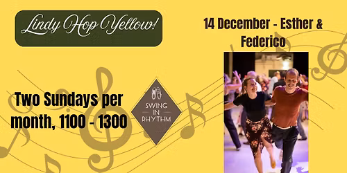 Lindy Hop Yellow with Esther & Federico