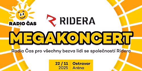 Megakoncert Radia \u010cas 2025 se spole\u010dnost\u00ed Ridera