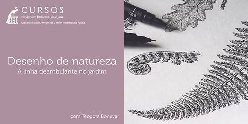 Desenho de Natureza |  A linha deambulante no jardim