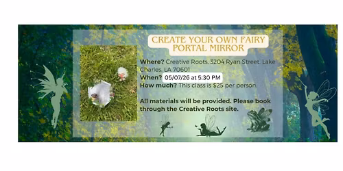DIY Fairy Portal\/Cottage Core Mirror Class 