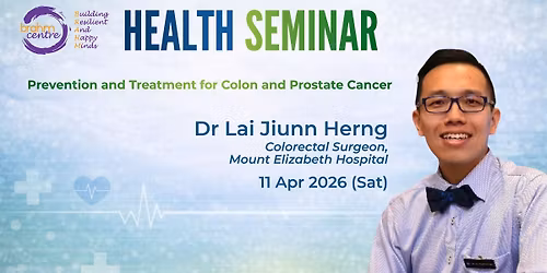 FREE Health Seminar: Preventing & Treating Colon Issues & Cancer by Dr Lai