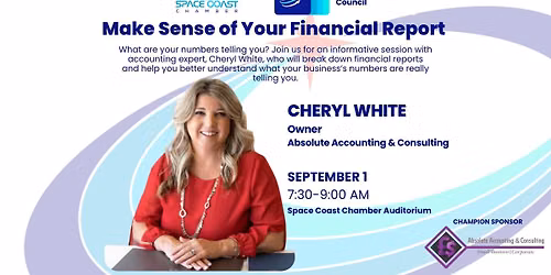 Make Sense of Your Financial Report - September Small Business Council