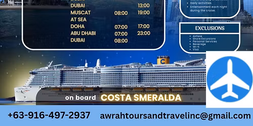 Cruising Abu Dhabi, Dubai and Muscat