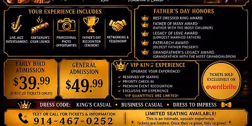 KINGS CIGARS & JAZZ  A FATHER'S DAY BRUNCH EXPERIENCE
