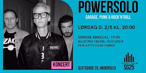 Powersolo - Garage, punk & rock\u2019n\u2019roll