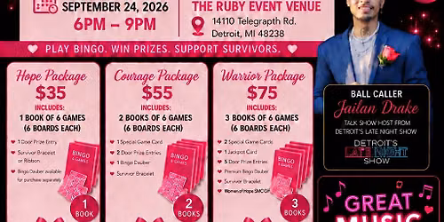 Survivors Bingo 9\/24\/2026