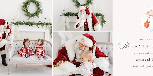 2025 Santa Experience (mini photo sessions with Santa Claus)