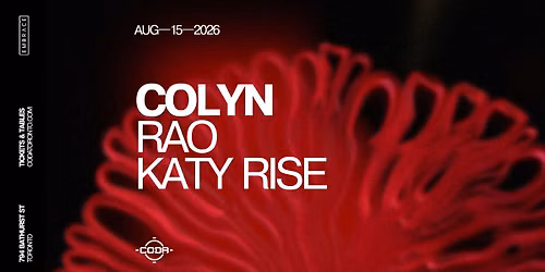 COLYN x CODA | August 15th