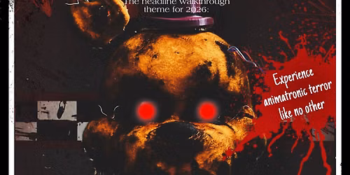 A Haunting on Harrogate Halloween 2026 \u201cOne Fright at Freddy\u2019s\u201d celebration experience home haunt