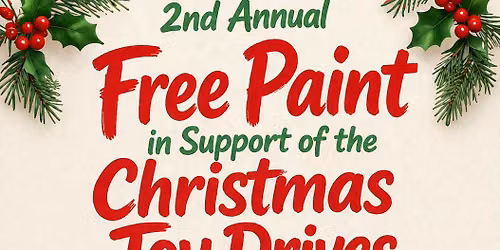 2nd ANNUAL TOY DRIVE CHRISTMAS PAINT EVENT - Loaf 'N Ale, Kingston