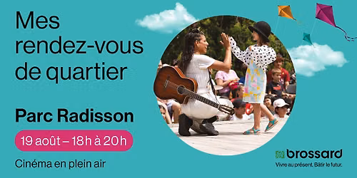 Mes rendez-vous de quartier | Cin\u00e9ma en plein air au parc Radisson