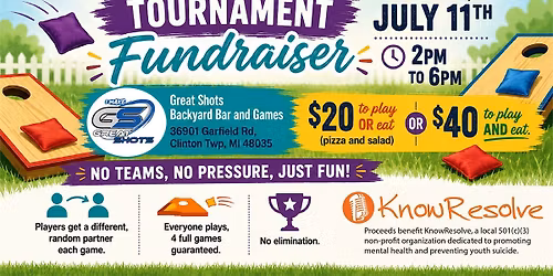 Cornhole Tournament Fundraiser