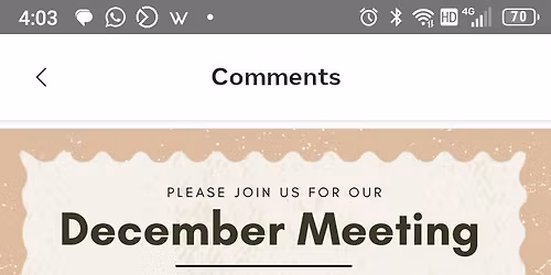 MBCCA December Support Meeting