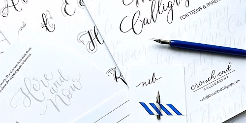 Modern Calligraphy at Muswell Hill Creatives Make & Mend Festival