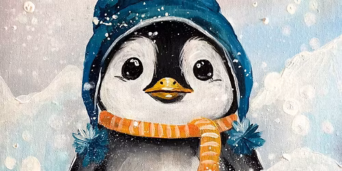 Join Brush Party to paint 'Winter Waddle' in Windsor
