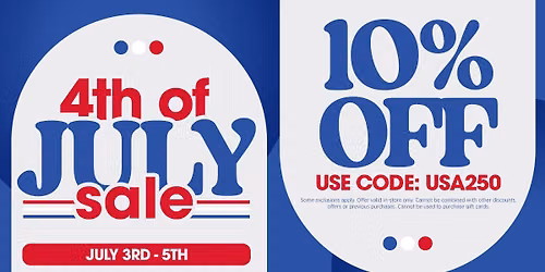 4th Of July Sale