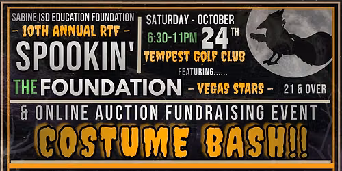 10th Annual RTF "Spookin' The Foundation" COSTUME BASH!!