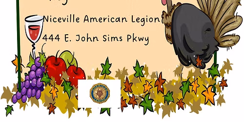 Thanksgiving Dinner- **OPEN TO THE PUBLIC** We supply the turkeys, sides appreciated-sign up