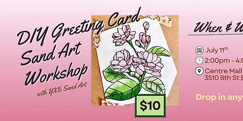 DIY Greeting Card Sand Art Workshop with YXE Sand Art