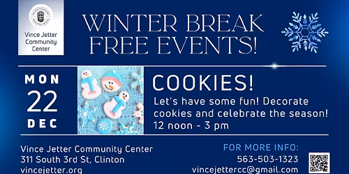 Winter Break Free Events!