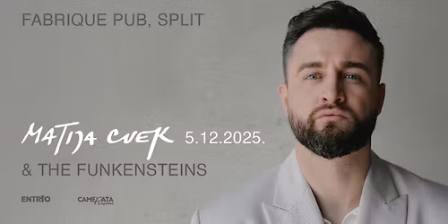 Matija Cvek & The Funkensteins @ Fabrique Pub Split