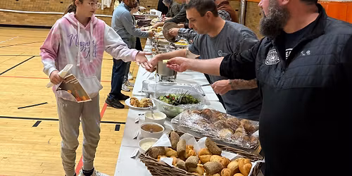 Allegheny Y Thanksgiving Dinner Serving to Residents