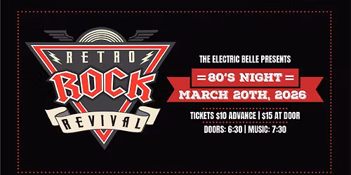 Ultimate 80s Night with Retro Rock Revival