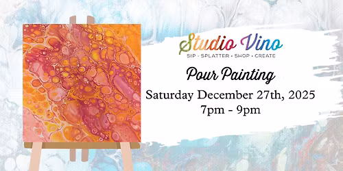 *Studio Vino* Pour Painting