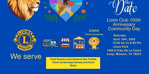 Mission Lions Club 100th Anniversary Community Day