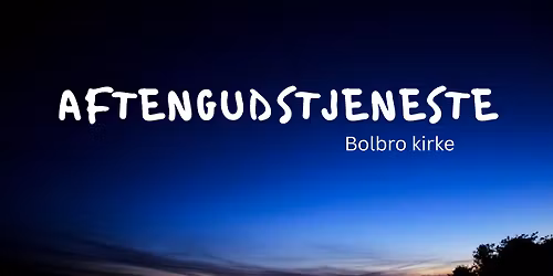 Aftengudstjeneste