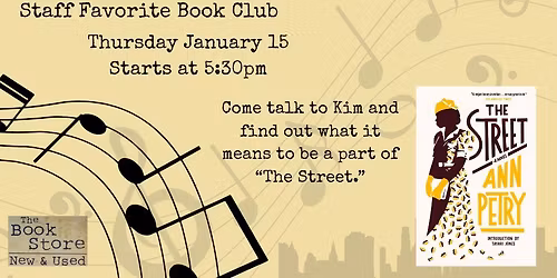 Staff Favorite Book Club - The Street by Ann Betry