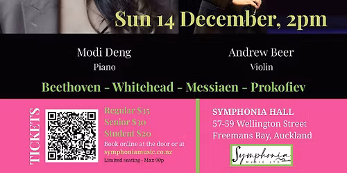 Symphonia Music Concert Series 2025: DENG\/BEER DUO