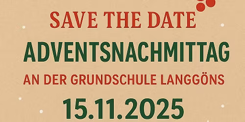 Adventsnachmittag an der Grundschule Langg\u00f6ns