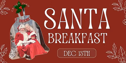 Breakfast With Santa & Mrs. Claus!