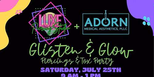 Glisten & Glow with Adorn & Luxe Piercings