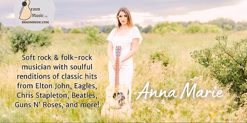 Live Music! Anna Marie at Osthoff Resort