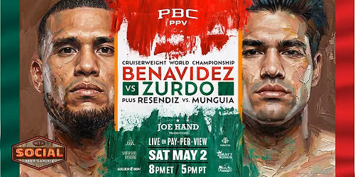Benavidez vs Zurdo | Boxing at Social Beer Garden HTX