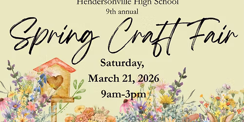 HHS Spring Craft Fair