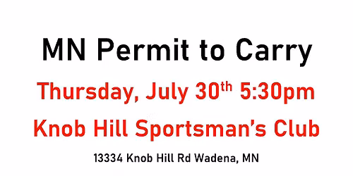 MN Permit to Carry Class