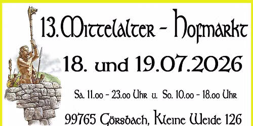 13. Mittelalter-Hofmarkt